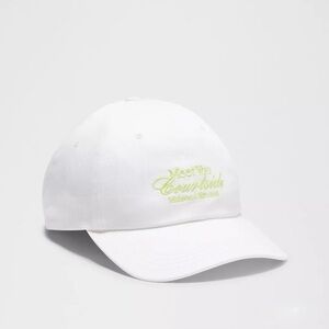 Lululemon Classic Unisex Ball Cap “Meet You Courtside” Edition NWT Sour & White